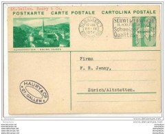 71 - 32 - Entier Postal Avec Illustration Romainmotier - 1934 - Entiers Postaux