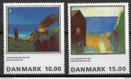 1995 Dänemark Mi. 1108-9**MNH Gemälde - Unused Stamps