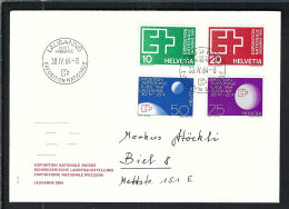 SUISSE 1964: FDC De Lausanne - FDC
