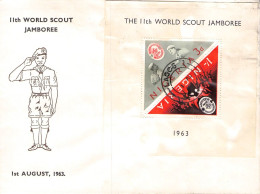 NIGERIA - FDC 1963 WORLD SCOUT JAMBOREE / 4050 - Nigeria (1961-...)