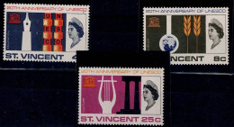 ST. VINCENT 1965 UNESCO MI No 228-30 MNH VF!! - St.Vincent (...-1979)