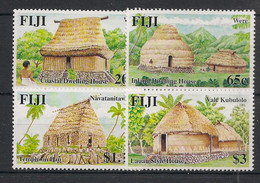 FIJI - 2007 - N°YT. 1136 à 1139 - Cases Traditionnelles - Neuf Luxe ** / MNH / Postfrisch - Fidji (1970-...)