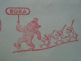 D200302 Red Meter Stamp - EMA - Freistempel  - Germany Berlin -  Electricity,  Electro - 1970 ROKA  -Bear - Electricidad