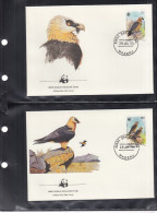 LESOTHO  556-559, 4 FDC*, WWF, Weltweiter Naturschutz: Bartgeier, 1986 - Lesotho (1966-...)