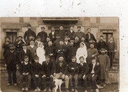 SAINT-ELOY-LES-MINES EN 1915 HOPITAL MILITAIRE  ( CARTE PHOTO ) - Saint Eloy Les Mines