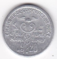 06 Alpes Maritimes Chambre De Commerce De Nice 5 Centimes 1920, En Aluminium - Monétaires / De Nécessité