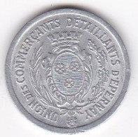 51. Marne . Epernay. Union Des Commerçant Détaillants. 5 Centimes 1922, En Aluminium - Monetari / Di Necessità