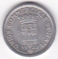 80. Somme . Ham. Union Commerciale . 5 Centimes 1922, En Aluminium - Monétaires / De Nécessité