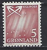Greenland 1963  Northern Lights (**) MNH  Mi.48 - Ungebraucht