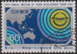 1987 Japan-Nippon ° Mi:JP 1736, Sn:JP 1739, Yt:JP 1632, 20th Conference Of Asian Development Bank - Usati