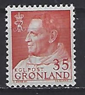 Greenland 1963  King Frederik (**) MNH  Mi.54 - Nuovi