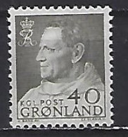 Greenland 1963  King Frederik (**) MNH  Mi.55 - Nuevos