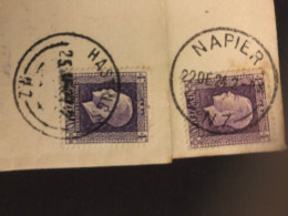 SG 422 And 422g The Violet And Deep Purple Shades, On Separate Covers - Used Stamps