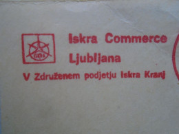 D200307 Red Meter Stamp - EMA - Freistempel  -Yugoslavia Slovenia Ljubljana  -Electricity,  Electro -1974  ISKRA - Electricidad