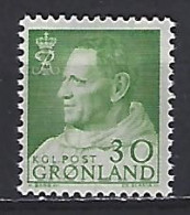 Greenland 1968  King Frederik (**) MNH  Mi.71 - Neufs