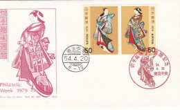 JAPAN FDC 1386-1387 - Costumes