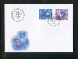 "SCHWEIZ" 2001, Mi. 1767/1768 "Regenbogenfisch" FDC (5429) - FDC