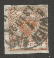 AUSTRIA. NEWSPAPER. 1kr BROWN USED POSTMARK. - Giornali