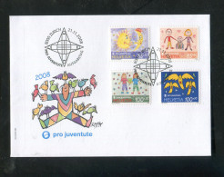 "SCHWEIZ" 2008, Mi. 2082-2085 "Pro Juventute" FDC (5431) - FDC