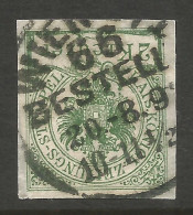 AUSTRIA. NEWSPAPER. 2kr GREEN USED WIEN 66 POSTMARK. - Zeitungsmarken