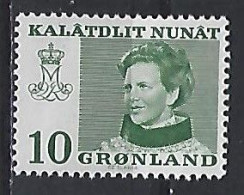 Greenland 1973  Queen Margarethe (**) MNH  Mi.84 X - Neufs