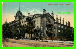 TORONTO, ONTARIO - QUEEN'S HOTEL -  THE VALENTINE & SONS PUB. CO LTD - - Toronto