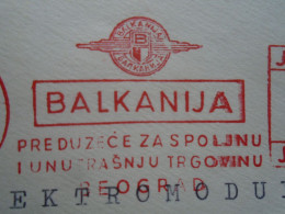 D200318   Red Meter Stamp - EMA - Freistempel  -Yugoslavia  - BALKANIJA    -1970 Beograd  - Electro - Altri & Non Classificati
