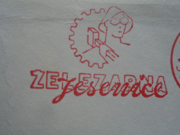 D200320  Red Meter Stamp - EMA - Freistempel  -Yugoslavia     -1967  ZELEZARNA  JESENICE - Sonstige & Ohne Zuordnung