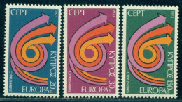 1973 Europa CEPT,Stylized Posthorn,Cyprus,389,MNH - 1973