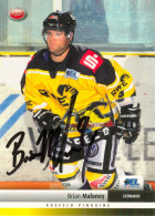 Autogramm Eishockey Trading Card Brian Maloney Krefeld Pinguine 07-08 Straubing Tigers HC Thurgau Ravensburg Towerstars - Sports D'hiver