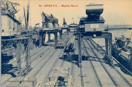 HUELVA , MUELLE NORTE , ED. PAPELERIA INGLESA Nº 26    , T.P. NO CIRCULADA - Huelva