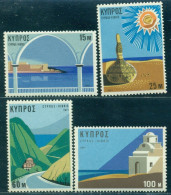 1971 Tourism,Fortress,Village Church,Mountain Road,Sunny Beach,Cyprus,365,MNH - Other & Unclassified