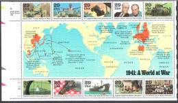 United States 1991 World War II - Sc # 2559 - Mi Ms 24 - MNH(**) - Unused Stamps