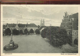 41405640 Jueterbog Marktplatz Rathaus Kriegerdenkmal St. Nikolaikirche Jueterbog - Jüterbog