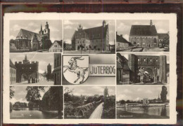 41405601 Jueterbog Nicolaikirche Marktplatz Rathaus Moenchkirche Neumarkt Tor Da - Jüterbog