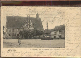 41405582 Jueterbog Marktplatz Rathaus Kriegerdenkmal Jueterbog - Jueterbog