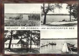 41405489 Neuhof Zossen Am Wuensdorfer See Steg Boot Strand Wuensdorf Zossen - Zossen