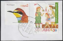 Fragment - Postmark OLHÃO -|- Mundifil Nº 2844 + 3708 - Gebruikt