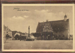 41405377 Jueterbog Marktplatz Rathaus Kriegerdenkmal Jueterbog - Jüterbog