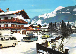 KITSBUHEL, TIROL, ARCHITECTURE, CARS, MOUNTAIN, AUSTRIA, POSTCARD - Kitzbühel