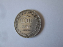 Brazil 1000 Reis 1907 Silver/Argent Very Nice Coin See Pictures - Brasil