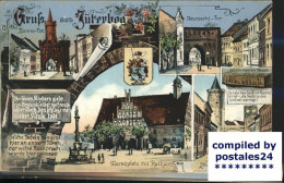 41404566 Jueterbog Dammtor Neumarkt-Tor Marktplatz Rathaus Denkmal Zinnaer Tor W - Jüterbog