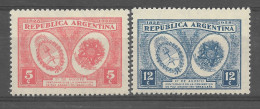 ARGENTINA 1928 CENTENARY OF PEACE TREATY WITH BRAZIL COATS NATIONAL EMBLEMS MNH - Neufs