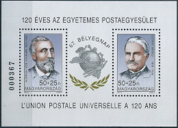 B0683b Hungary Organization Personality Post UPU Von Stephan S/S MNH - Poste