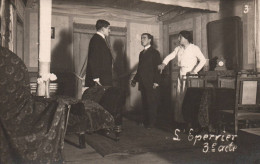 Théâtre - 2 Cartes Photos - L'épervier , Pièce En 3 Actes De Francis De CROISSET - Spectacle Acteurs Artistes - 1914 - Théâtre