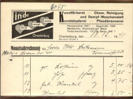 41403926 Oranienburg Fa Wilhelm Linde Rechng Oranienburg - Oranienburg