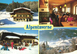 GROSSARL, MULTIPLE VIEWS, ARCHITECTURE, PENSION, CAR, CHURCH, MOUNTAIN, SKI RESORT, AUSTRIA, POSTCARD - Grossarl