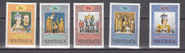 Antigua 1978,5V,ovpt Barbuda,25th Ann.coronation Queen Elisabeth II,MNH/Postfris(A4931) - Familles Royales