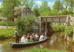 CPM - K - HOLLANDE - PAYS BAS - NEDERLAND - OVERIJSSEL - MOOI GIETHOORN - BARQUE SUR CANAL - Giethoorn