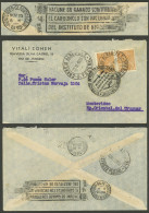 TOPIC CATTLE, COWS: Airmail Cover Sent From Rio De Janeiro (Brazil) To Uruguay By Condor On 22/NO/1935. On Arrival In Mo - Ferme